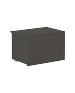 CDG / Bedside Table with 2 Drawers / Mat Lacquered Roccia LO89