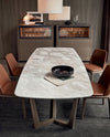 
        
            TCN280 / Table Wood 2 / Black Elm Structure + Mat Marble Calacatta Oro Top
        