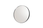 Ø90x5.5 cm / Hanging Mirror / Hide Nero Structure + White Mirror