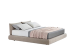 187x227x83 cm / Bed with Tip Up Storage for 160x200 cm Mattress (Sold Separately) / NAXOS Corda Fabric Headboard and Bed Frame