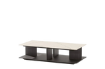 120x60x31 cm / Coffee Table / Mat Marble Zecevo Top + Black Elm Structure