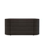 COON1 / Chest of Drawers with 4 Drawers / Spessart Oak Structure and Top + Hide 19 Caffe Handles