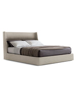 1x LMCE5R + 1x TECE5 / Bed with Tip Up Storage for 1800x2000mm Mattress (Sold Separately) / NAXOS 16 Sabbia Cat E Fabric Cover + Headboard Piping in Colour Sahara + Bigger Piston