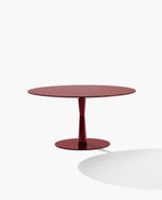 TFT125 / Table Finish 2 / Glossy Lacquered Granata LL87 Base + Glossy Lacquered Granata LL87 Top