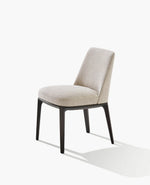 S101 / Chair without Armrests Wood 2 / LIPSI 02 Pernice Cat D Fabric + Black Elm Structure